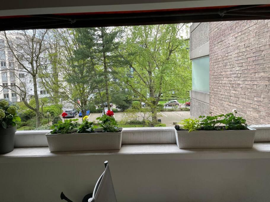 Gemutlich Und Moderne Wohnung In Düsseldorf Exterior foto